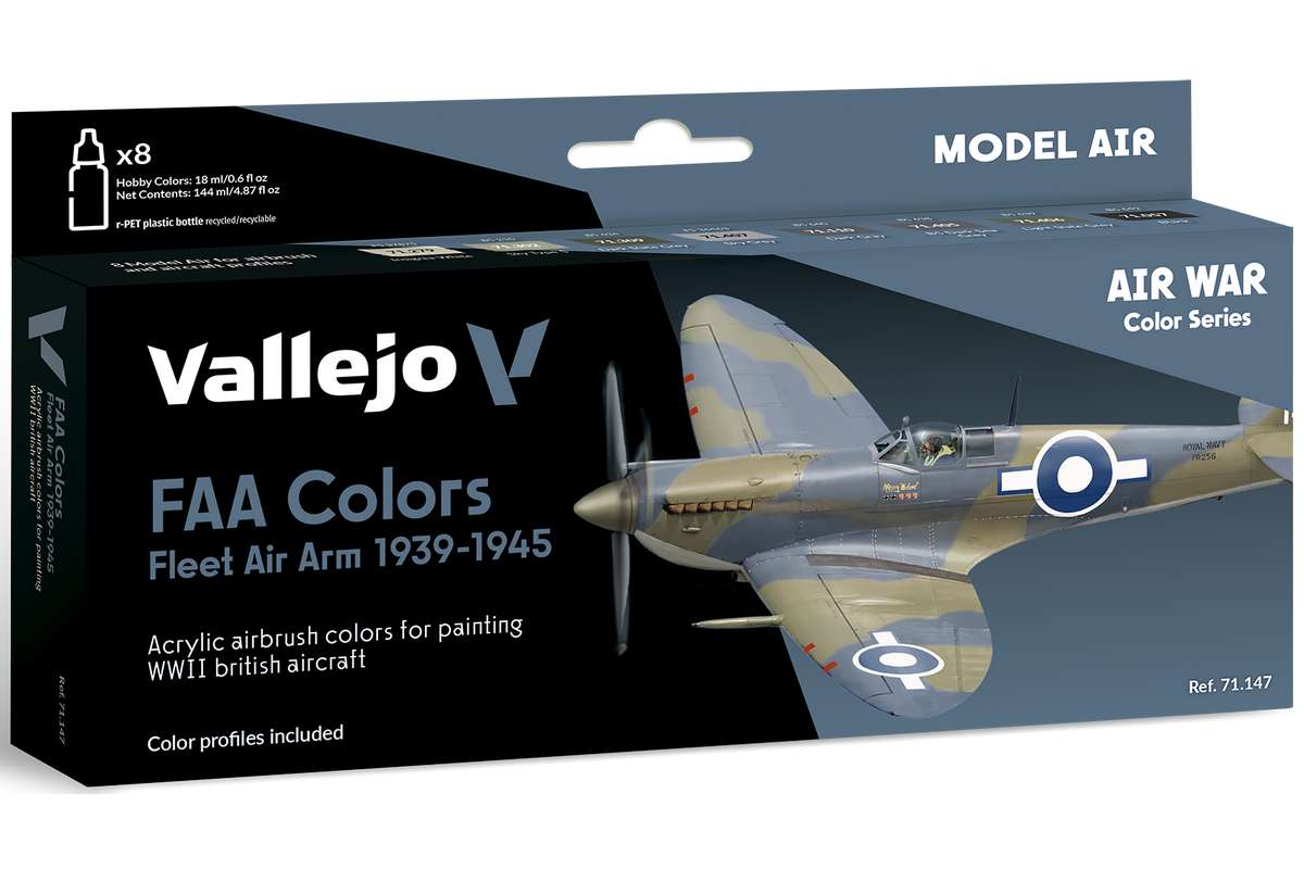 Model Air set Fleet Air Arm (FAA) 1939-45, 8x18ml